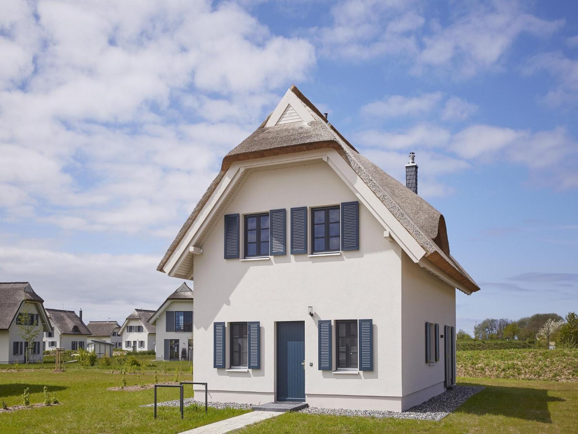Reetland Am Meer - Premium Reetdachvilla Mit 3 Schlafzimmern, Sauna, Kamin Und Massagesessel F05 Dranske Buitenkant foto